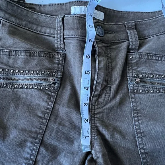 Joie Green Studded Hazina Skinny Ankle Jean - Picture 10 of 12